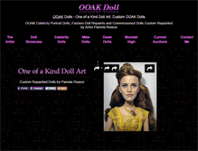 Tablet Screenshot of ooakdoll.com